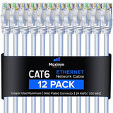 Cable Ethernet Cat 6 De 7 Pies, (paquete De 12), Cable ...