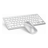 Teclado Y Mouse Bluetooth Omoton Para iPad Y iPhone (ipados