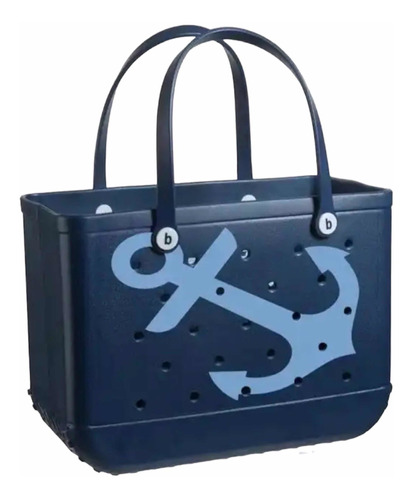 Bolso De Playa De Eva Tipo Crocs, C/diseño Marinero