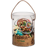 Juguetes Set De Reptiles Terra 60 Piezas 5.08 Cm