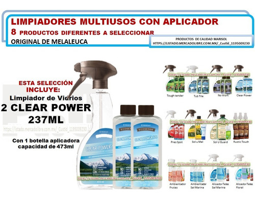 Limpiador Multiusos Biodegradable A Elegír De Melaleuca