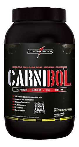 Carnibol Darkness 907g Salted Caramel - Integralmedica