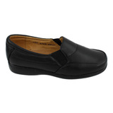 Zapato Mujer Enrico Ferri 4715 Piel Borrego Confort Negro