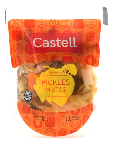Pickles Castell 16x90gr Dp Mayorista