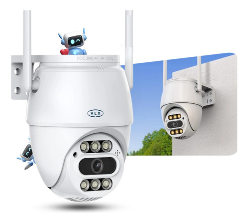 Câmera De Segurança Wi-fi Smart 320° A16 Dome 4mp Icsee