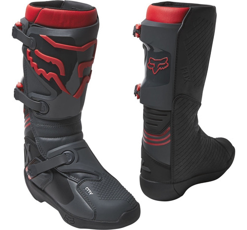 Botas Fox Comp Ngo Rjo Moto Enduro Motocross Mx Hombre