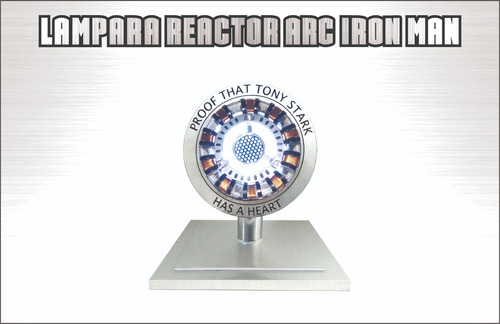 Lámpara Reactor Arc Tony Stark, Ironman, Avengers, Luz Led