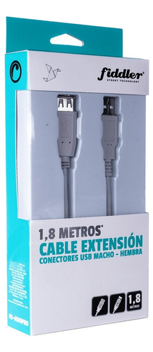 Cable De Extensión Usb Macho - Hembra Fd-6500pro