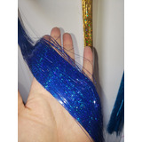 40 Cabellos Glitter Multicolores De 120cm Cada Cabello 