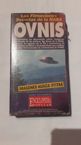 Ovnis, Las Filmaciones Secretas De La Nasa, Vhs Usado