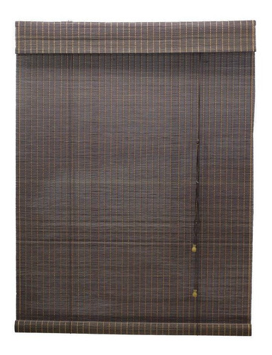 Persiana Bambu Rolo Tabaco 100 (l) X 180 (a) Cm Cortina