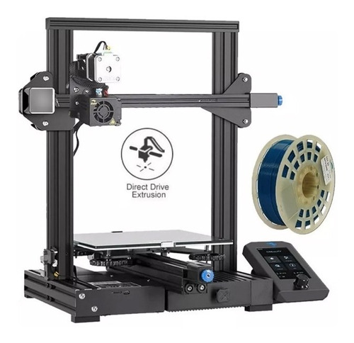 Impresora 3d Creality Ender-3 V2 Extrusor Directo + 1 Kg Pla