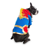 Ropa Mascota Superheroe Capitan Marvel Talla L, Buzo Talla L