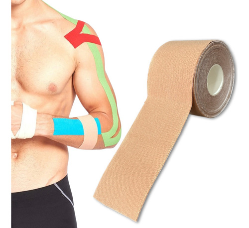 Fita Kinesiology Tape Kinesio Elástica Fisioterapia Fitness