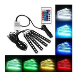 Tira Luces Interior Auto Led Rgb Multicolor Audioritmica 12v