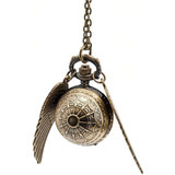 Collar Reloj Snitch Harry Potter Runas + Estuche Dayoshop