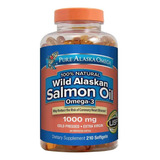 Aceite Puro De Salmón Salvaje Omega De Alaska 1000 Mg., 210