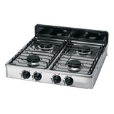 Parrilla De Gas De Sobreponer 4 Quemadores, Inox  48235