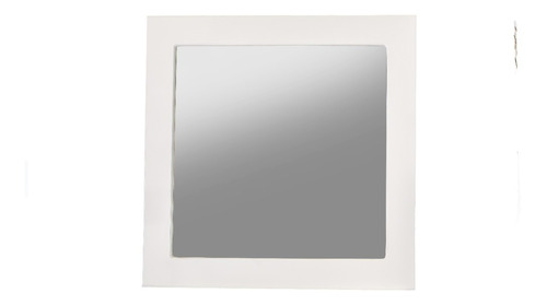Espejo Peinador Laqueado Blanco 60x60 Baño