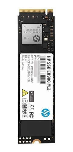 Disco Duro 1tb Hp Ssd Ex900 Negro 2100 Mb/s 5xm46aa#abc /v