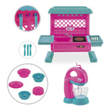 Kit Cozinha Infantil Comidinha De Brinquedo Big Confeitaria 