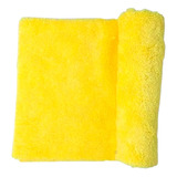 Pano Toalha De Microfibra Automotivo Limpa Sem Risco 350gsm Cor Amarelo