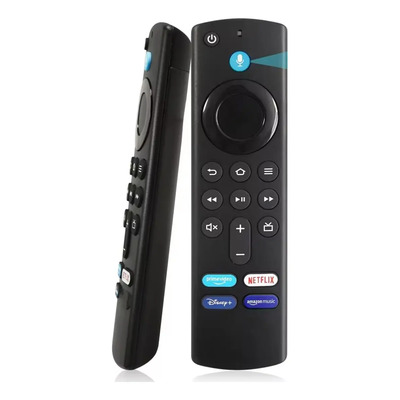 Control Remoto Con Voz Para Amazon Fire Stick Tv 4k Lite, Teclas Rápidas, Conexión Estable Negro