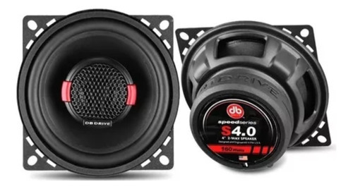 Bocinas Db Drive S4.0 4 Pulgadas Speed Series 2vias 160w Color Negro