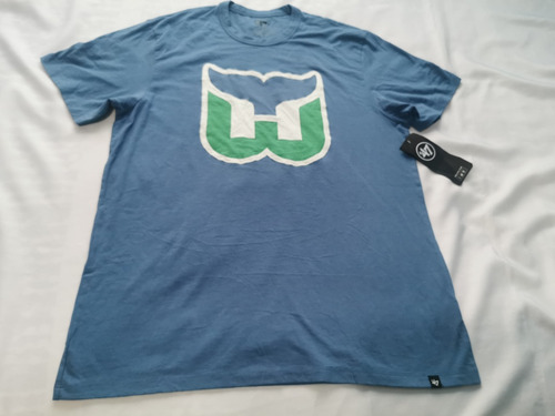 Playera Algodón Nhl Hockey 47 Xl Bordada Whalers Hartford