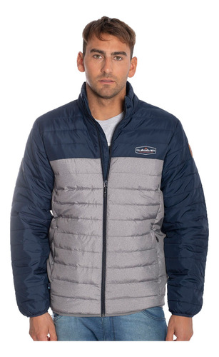 Quiksilver Campera Lifestyle Hombre Quilted Azul-gris Fuk