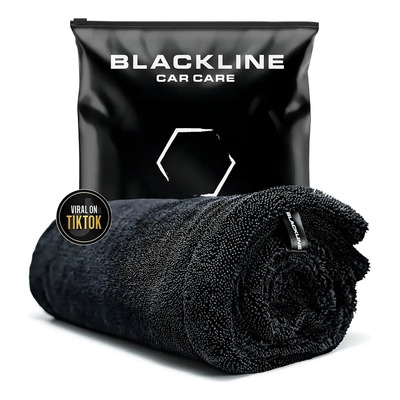 Paño Microfibra Superabsorbente Blackline Autos Limpieza Gris Oscuro Antibacteriano | Envío gratis