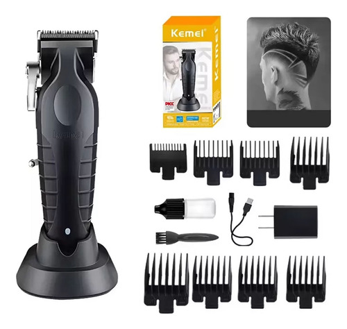 Cortadora De Cabello Eléctrica Profesional Km-2296 Trimmer