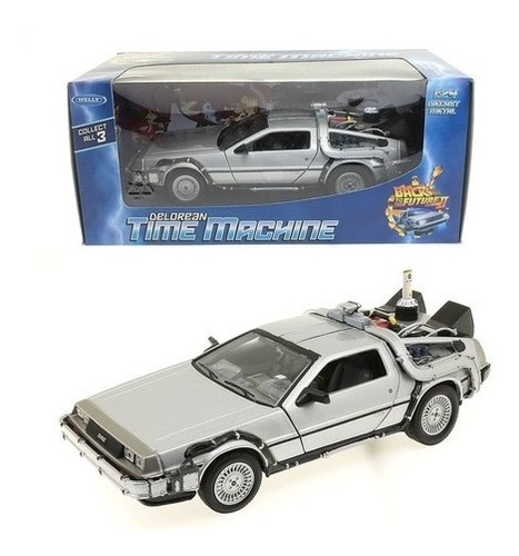Back To The Future 2 Delorean 1:24 Die Cast Welly