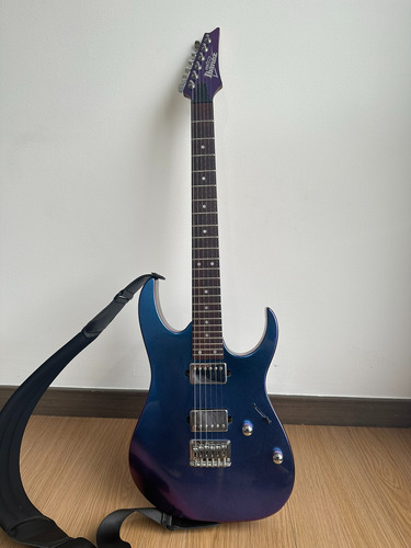 Guitarra Ibanez Grg121 Sp Bmc Blue Metal Chameleon Hh