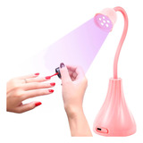 Lampara Flor 12w 7 Uv Led Manicura Secador Uñas City Girl