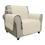 Funda Para Sofa Easy-going Color Marfil Impermeable Lavable