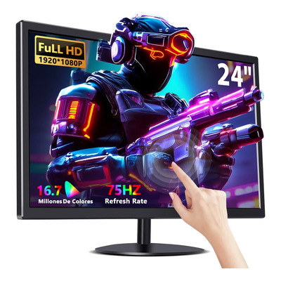 Monitor Gamer Con Touch Pantalla 24 Full Hd 1080p 75HZ | Meses sin interés