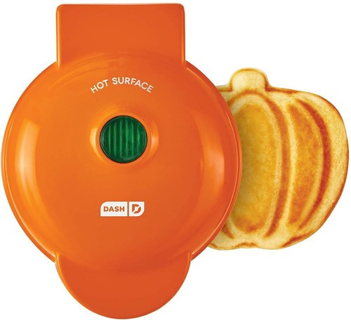 Dash ® Waffle Maker Mini Waflera Wafles En Forma Calabaza Ev