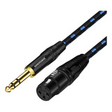 Dremake Cable Trs De 1/4 De Pulgada A Xlr, Cable De Conexion