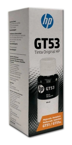 Botellas De Tinta Hp Gt51 Negro Set X5 Unid  Gt5810 Gt5820 315 410 415