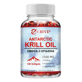 Antarctic Krill Oil Omega 3 Aceite De Krill 1500mg 120 Caps