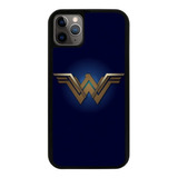 Funda Uso Rudo Tpu Para iPhone Wonder Woman Maravilla Dc 01