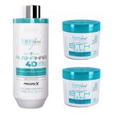 Progressiva Alinha Hair 4d Forever Liss +2 Botox Zero 250 G