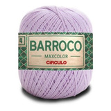 Barbante Barroco Maxcolor 4 Fios 200gr Linha Crochê Colorida Cor Lilás Candy