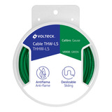 Carrete 20m Cable Thhw-ls 12awg Verde Volteck 40252