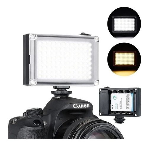 Iluminador 96 Led Video Dslr Canon Nikon Sony Inclui Bateria