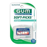 Gum Soft Picks Original 15 Unidades 632 Estuche Incluido