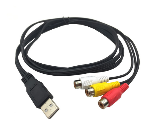 Cable Usb 3rca  5 Pies1 5 M Usb 2 0 Hembra 3 Rca Macho ...