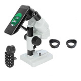 Microscópio Aomekie Estéreo Binocular 20x Suporte Telefone
