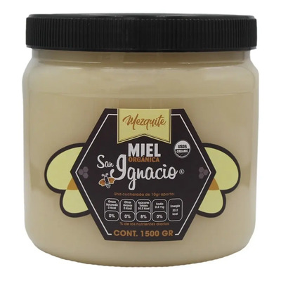 Miel De Mezquite Orgánica San Ignacio Untable 1.5 Kg. | Meses sin interés
